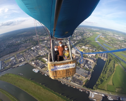 Ballonvaart met 2 personen vanaf Arnhem naar Driel